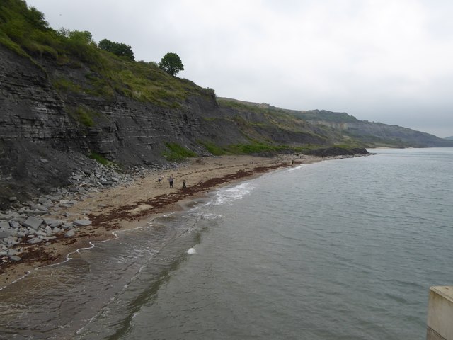 Beach at the Spittles, east of Lyme Regis