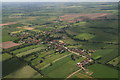 Laxton including Town End and Toad Lane: aerial 2016