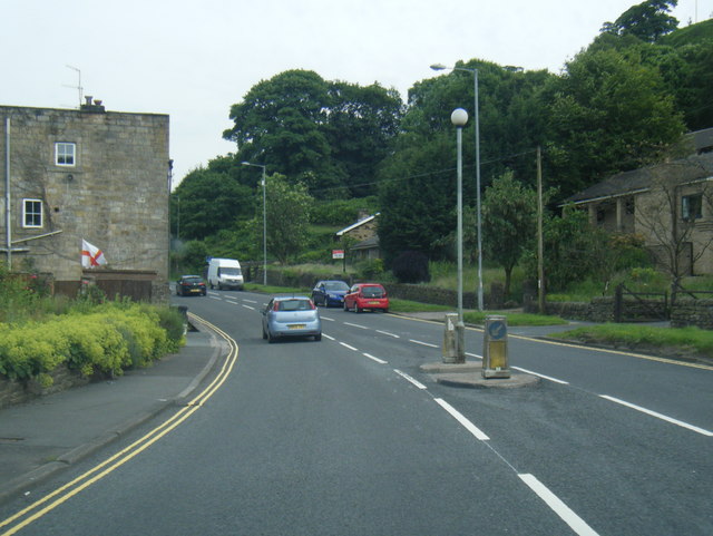 A6033 Rochdale Road heading west