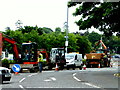 Roadworks along Irishtown Road, Omagh