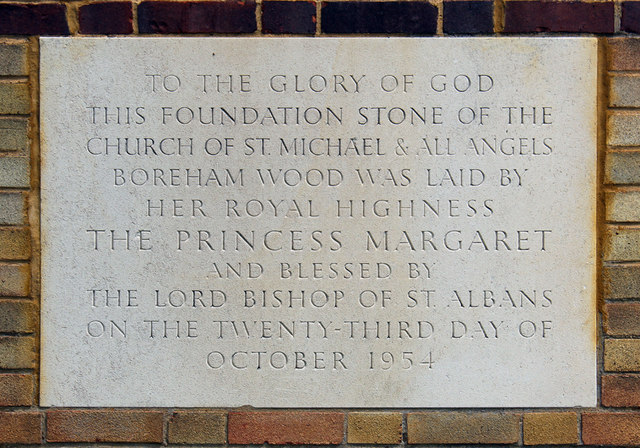 St Michael & All Angels, Borehamwood - Foundation stone