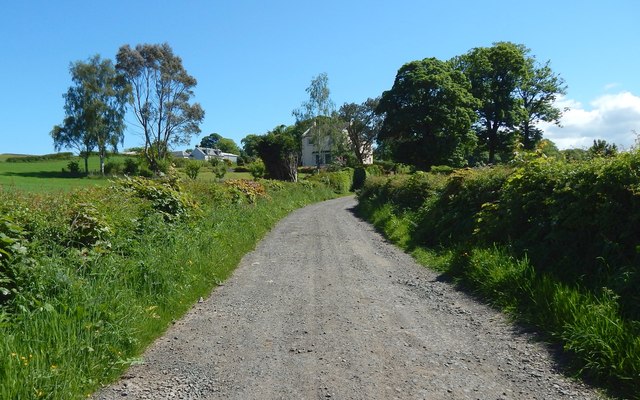 Track to Kilmahew Farm
