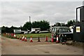 TL0996 : Accommodation and a parked aircraft at the Sibson Aerodrome Parachute Centre by Chris