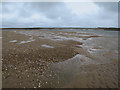 TF7946 : Sandflats in Brancaster Harbour by Hugh Venables