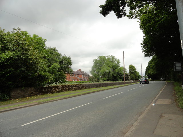 A689 at west end of Wolsingham