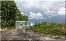 SD3104 : The entrance to West Lancashire Microlight School by Ian Greig