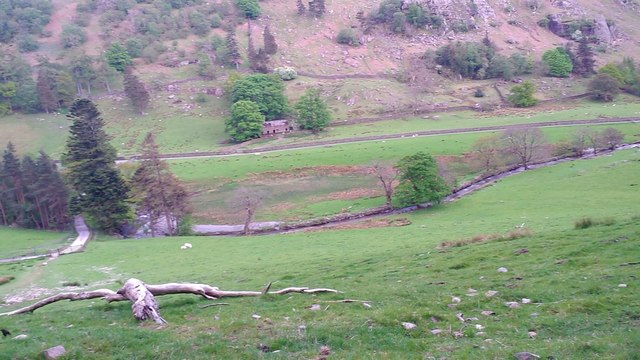 View down to Grisedale Beck