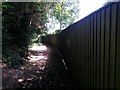 Talbot Woods: footpath A15 and the borough boundary