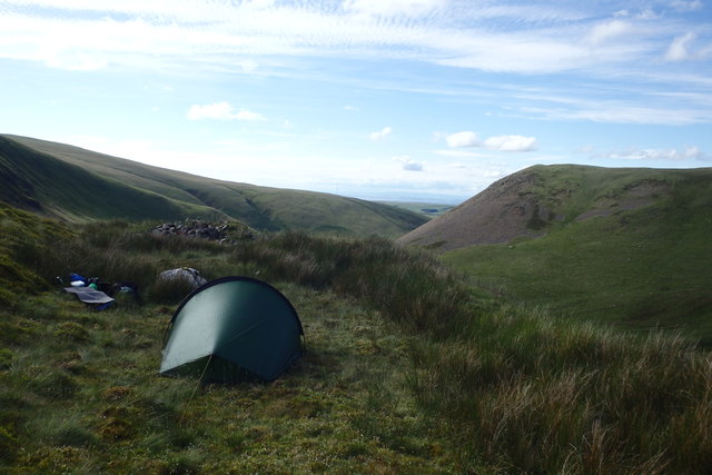 Tent under Iron Crag