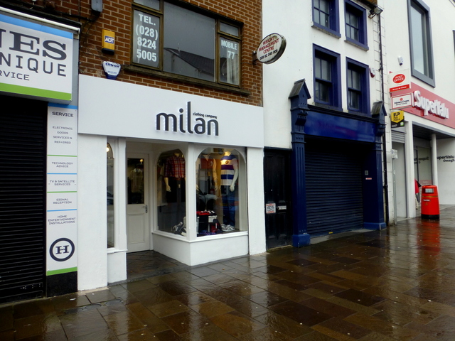 Milan Clothing Company, Market Street, Omagh
