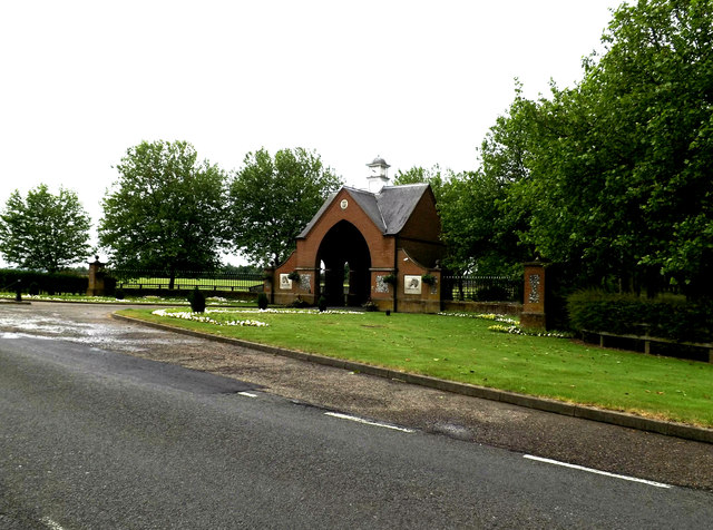 Entrance to The Nunnery Stud