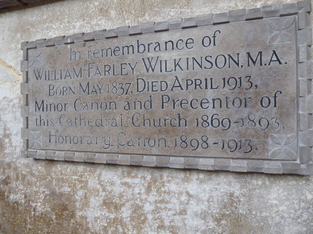 Peterborough Cathedral: memorial (75)