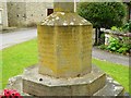 Langford War Memorial (3) - detail, Village Green, Langford, Oxon