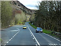 SN9665 : Layby on Southbound A470 near to Llanwrthwl by David Dixon