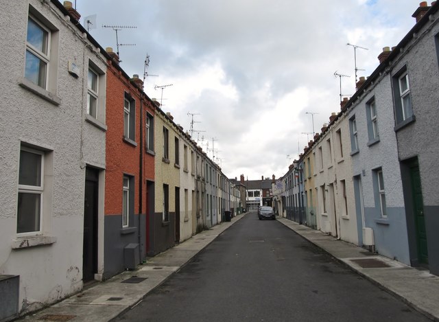 Terraced housing in Williamsons Place, Dundalk