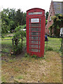 Telephone Box off Brettenham Road