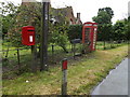 Old Post Office Cottage Postbox & Telephone Box