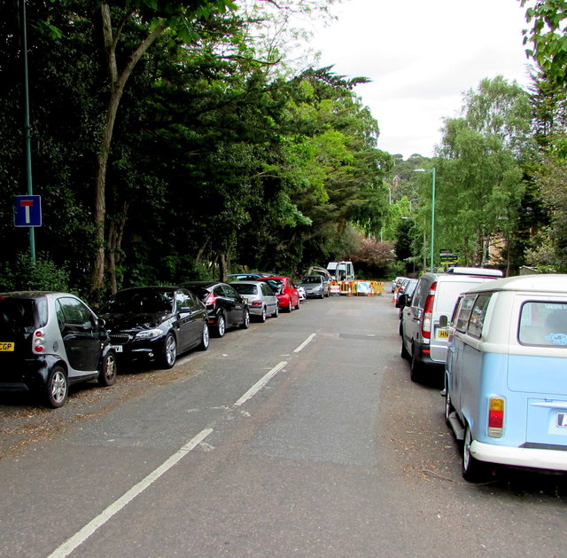 On-street parking, Cambridge Road, Bournemouth