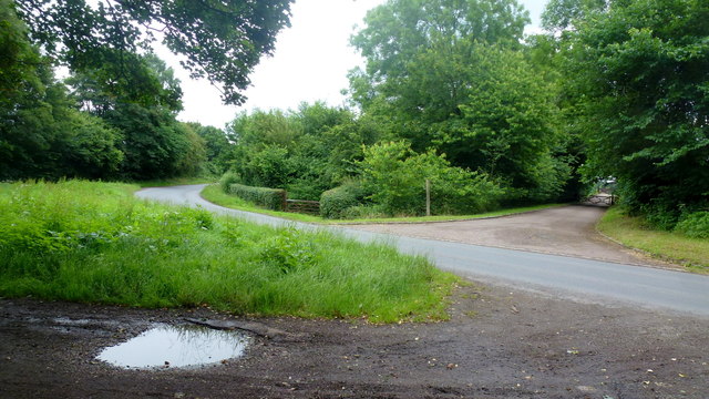 B4216 and the turn for Byfords Farm