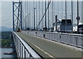 NT1280 : View south along the Forth Road Bridge by Mat Fascione