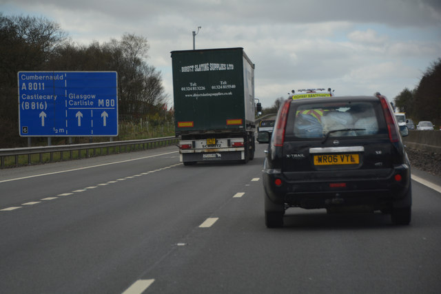 North Lanarkshire : The M80 Motorway