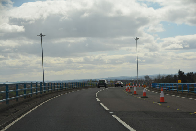 Glasgow City : The M8 Motorway -... © Lewis Clarke Cc-by-sa/2.0 ...