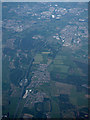 Harthill and the M8 from the air