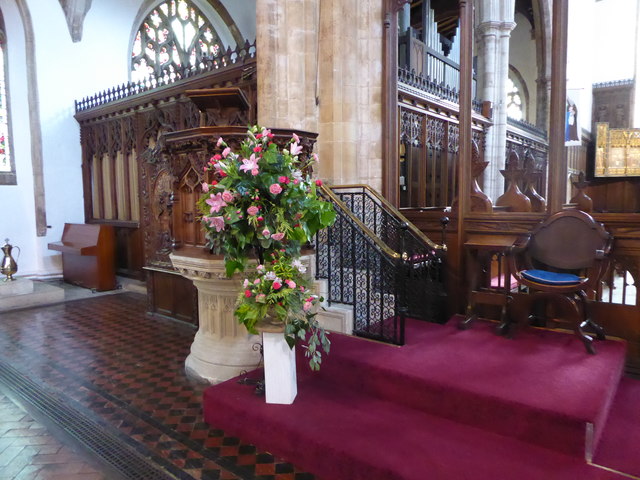 St John the Baptist, Peterborough: pulpit