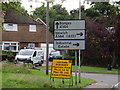 Roadsign on the B1117 Walpole Road