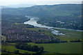 The Erskine Bridge from the air