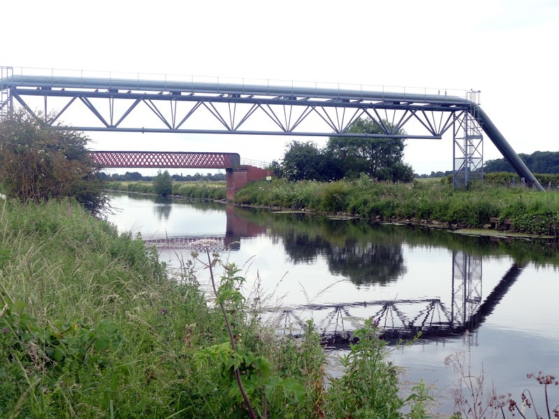 Pipe Bridge Reflection © Graham Hogg Cc-by-sa 2.0 :: Geograph Britain 