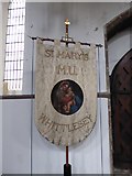 TL2796 : St Mary, Whittlesey: banner (I) by Basher Eyre