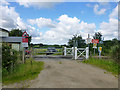 Bridleway level crossing, Sudbury branch line