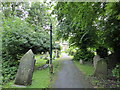 TL1997 : St Margaret, Fletton: path by Basher Eyre
