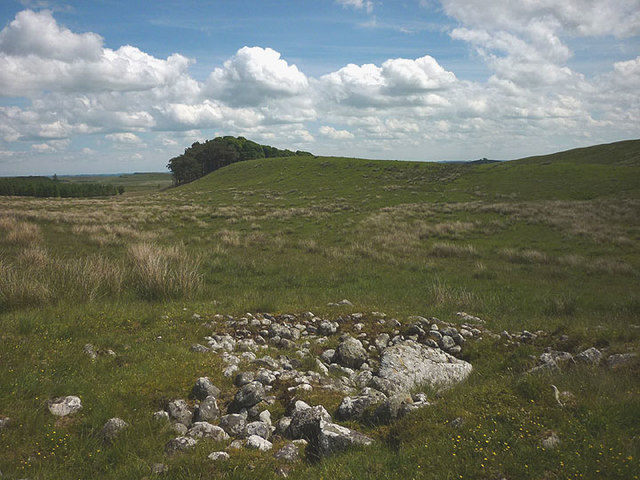 Prehistoric cairn, King's Crags