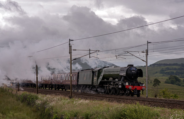 "Flying Scotsman" at Scout Green - July 2016 (2)
