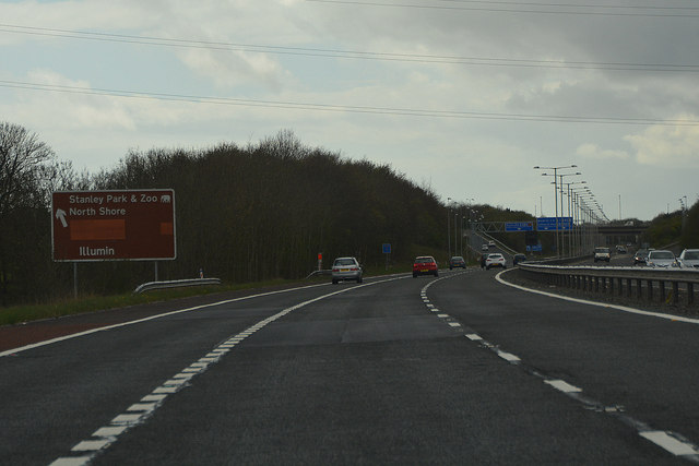 Borough of Fylde : The M55 Motorway © Lewis Clarke :: Geograph Britain ...