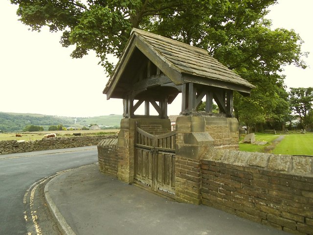 St John the Evangelist, Bradshaw - lych gate