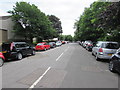 On-street parking in Wyndham Street, Crindau, Newport