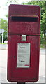 Close up, Elizabeth II postbox on Alnmouth Road, Alnwick