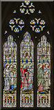 TG1222 : Stained glass window, St Michael and All Angels' church, Booton by Julian P Guffogg