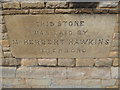 TF1409 : Deeping Gate Congregational Church: foundation stone (I) by Basher Eyre