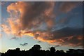 Clouds at sunset, Torre