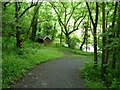 Path down to Afon Clywedog and Bryntail Mine