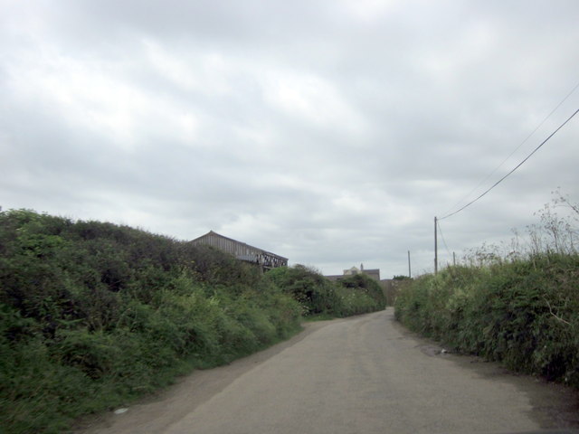 Lane Near Nendravossen Cornwall