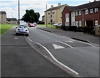 ST3487 : Arthur Bliss Road speed bumps, Alway, Newport by Jaggery