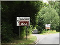 TL9383 : Roadsigns on the A1066 Thetford Road by Geographer