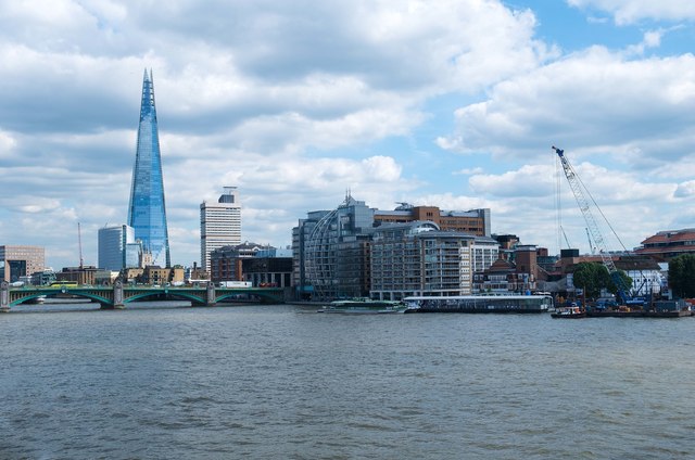 Thames view: Southwark and The Shard