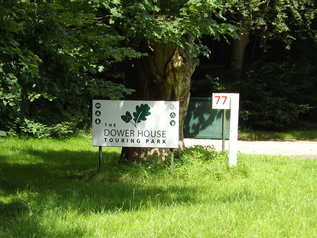 The Dower Touring Park sign