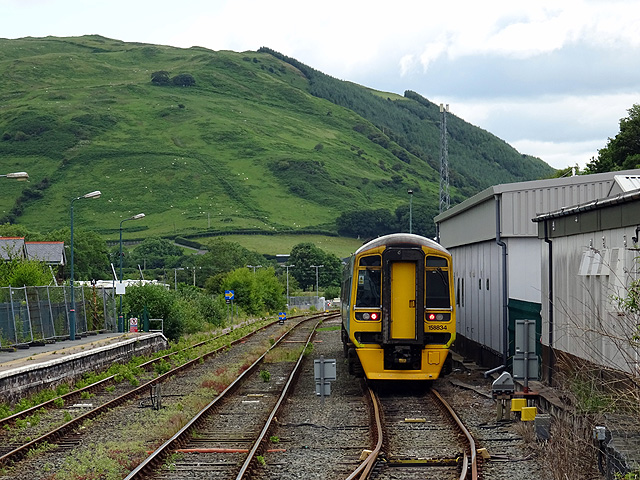 Parked at Machynlleth 